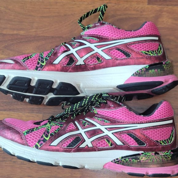 Asics T4A09 Gel Hot Pink/ Raspberry GEL-PRELEUS Size 8 - Picture 7 of 10